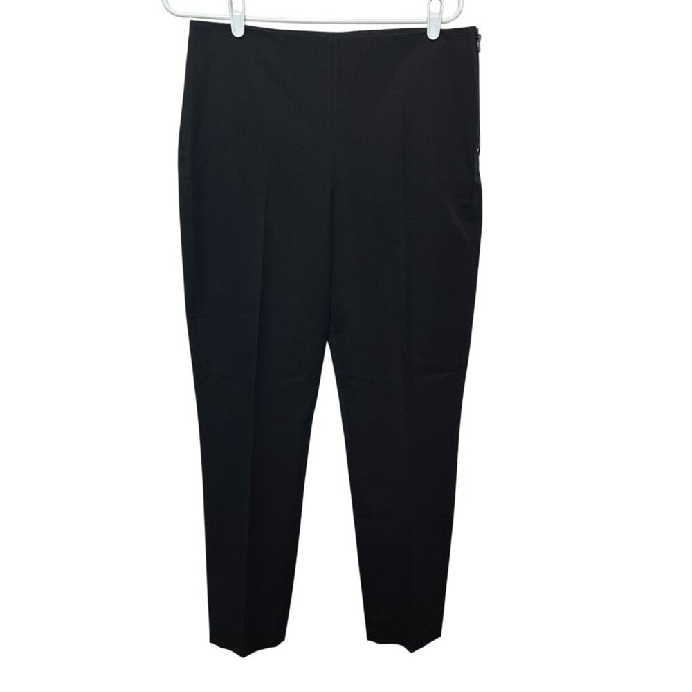 Everlane Women’s Size 14 Black Pants High Waisted Tapered Leg Crop Stretch Zip - Picture 1 of 10